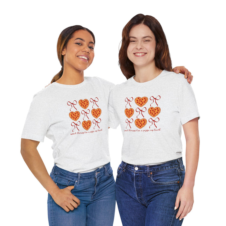 speech therapy has a pizza my heart tee