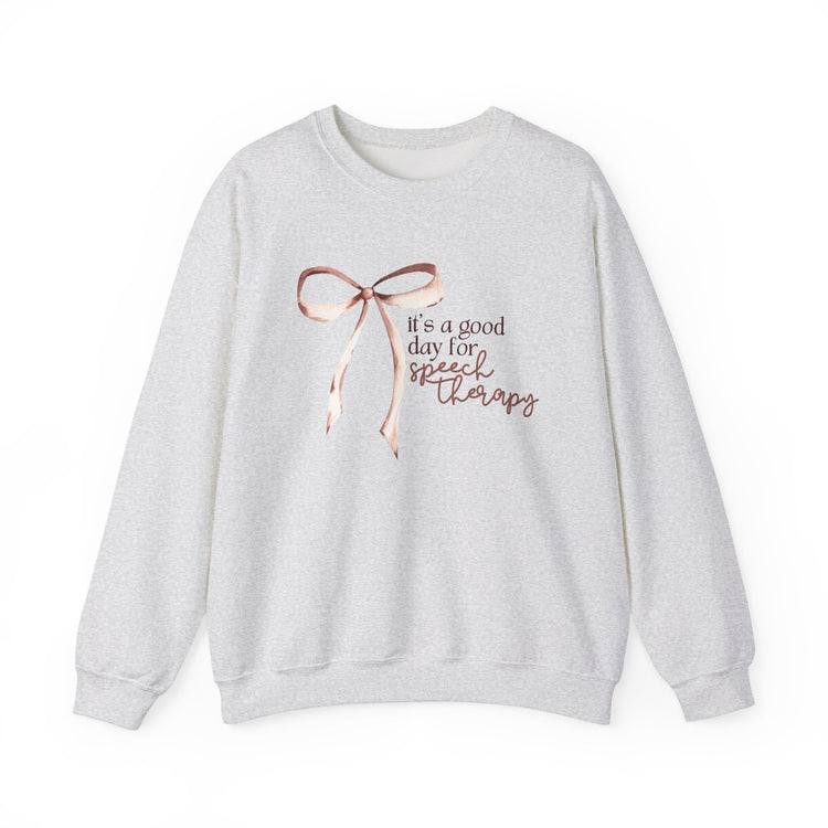 neutral it's a good day for speech crewneck