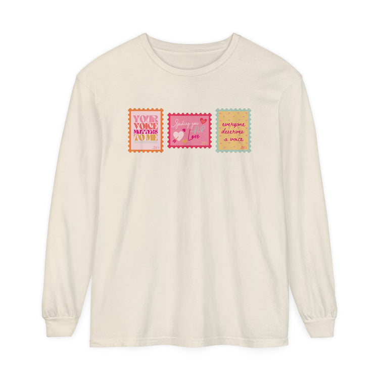 SLP stamps long sleeve tee