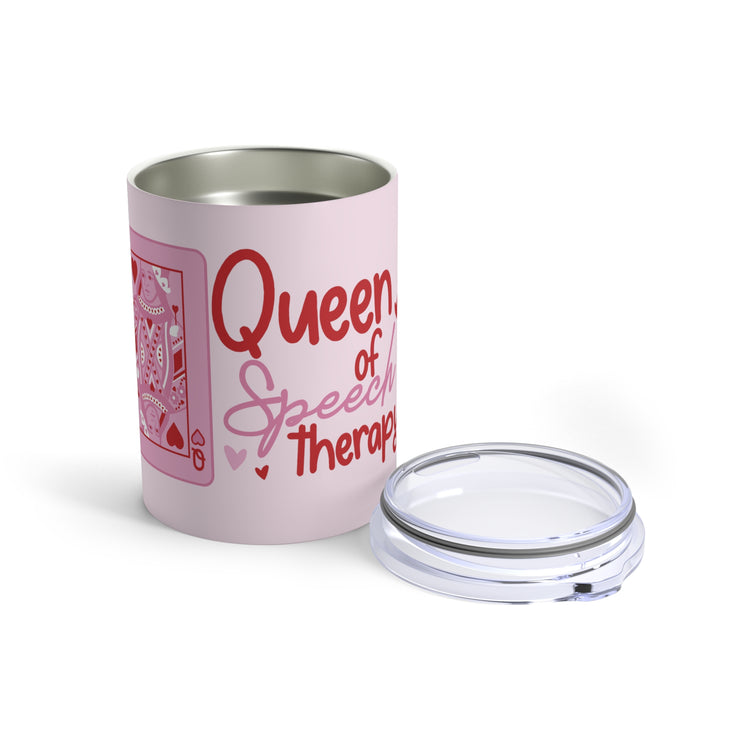queen of hearts//speech therapy tumbler 10oz