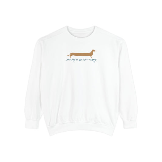 long day dog comfort colors crewneck