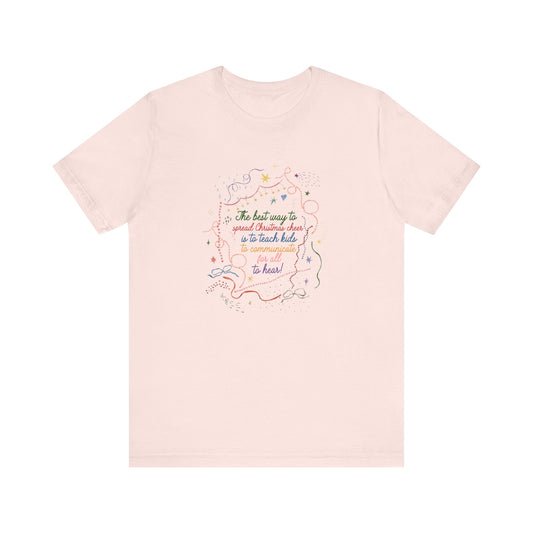 spreading SLP cheer short sleeve tee
