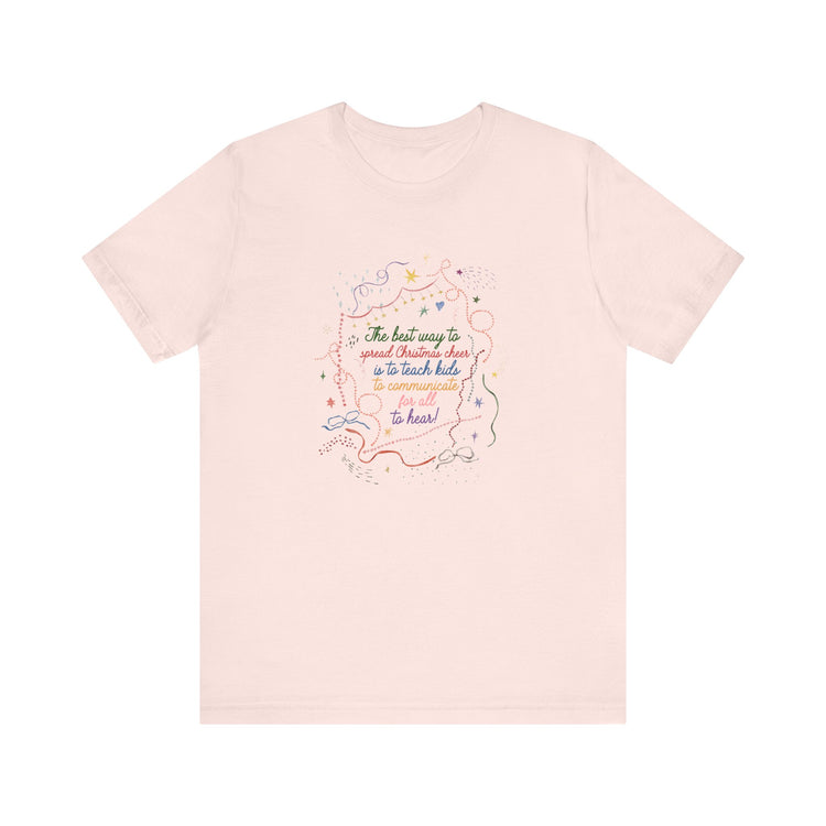 spreading SLP cheer short sleeve tee