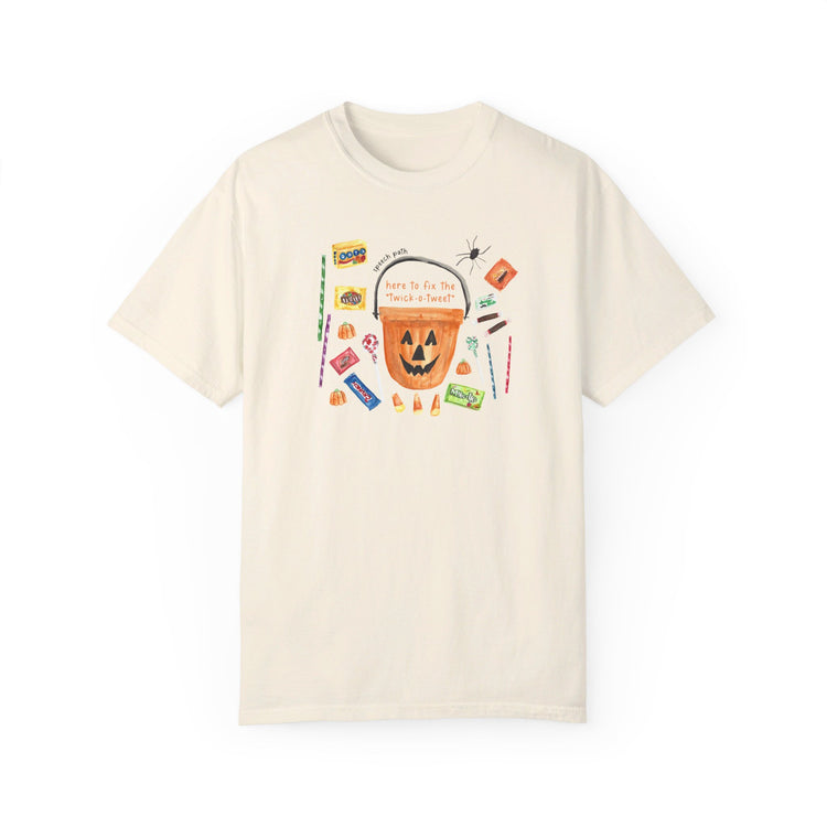 trick or treat comfort colors tee