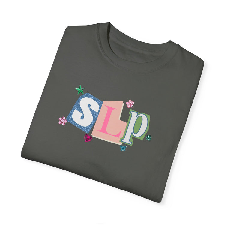 SLP newspaper gem comfort colors tee