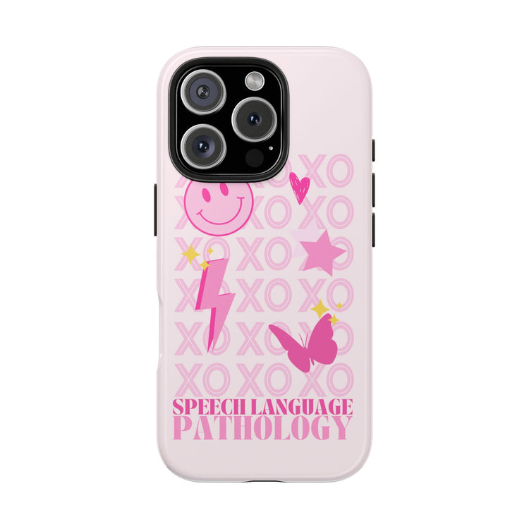 xoxo speech pathology iPhone case