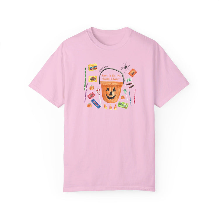 trick or treat comfort colors tee