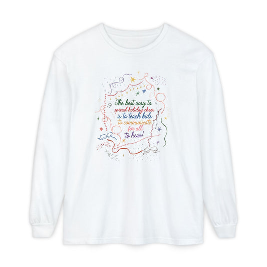 SLP spread holiday cheer long sleeve tee