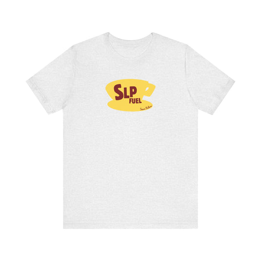 slp fuel yellow coffee cup short sleeve tee