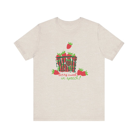 berry sweet in speech! tee (sample sale)