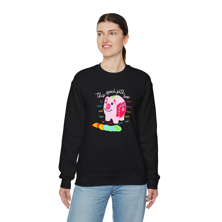 piggy bank speech path loves crewneck