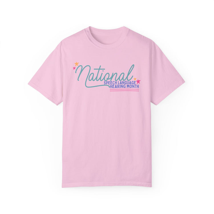 NSLHM stars comfort colors tee
