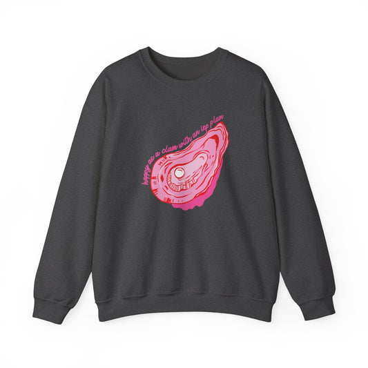 happy as a clam IEP plan crewneck