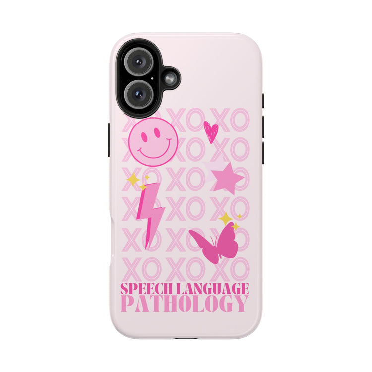 xoxo speech pathology iPhone case