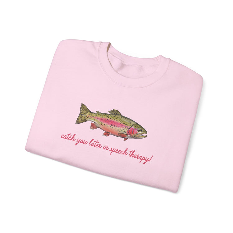 catch you in speech crewneck