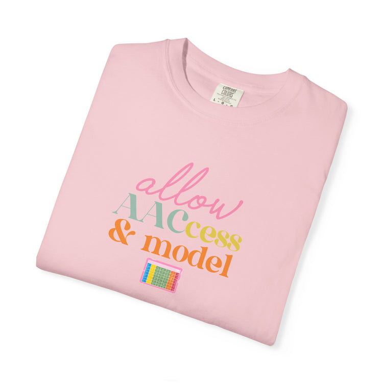 allow AAC access and model comfort colors tee