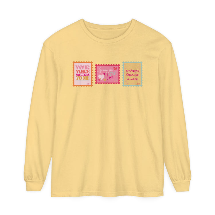 SLP stamps long sleeve tee