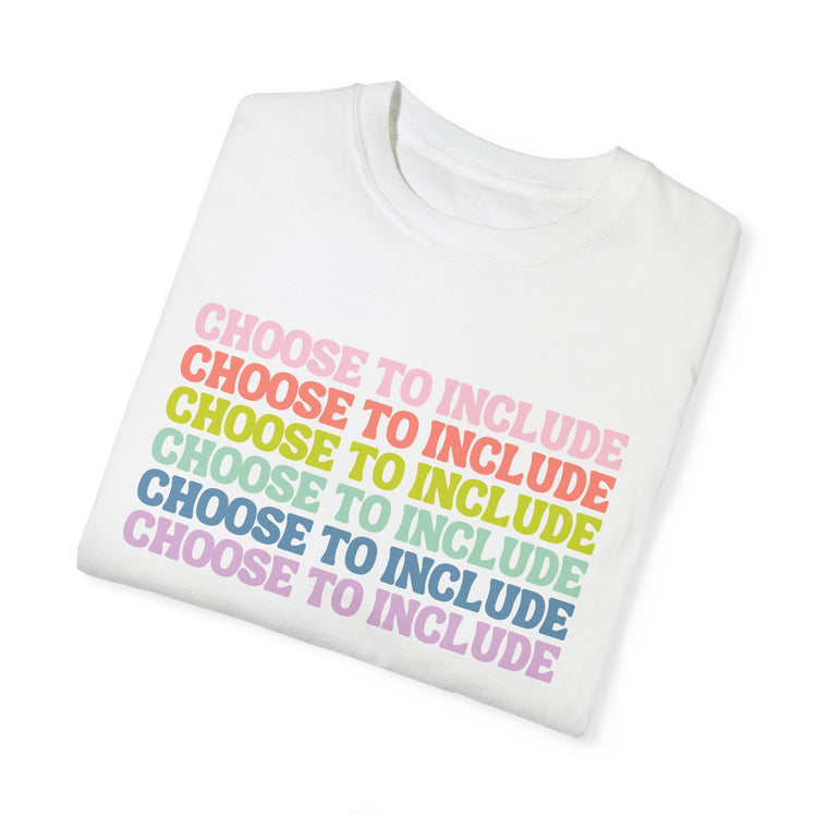 choose to include comfort colors tee