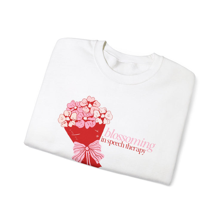 blossoming in speech flowers crewneck