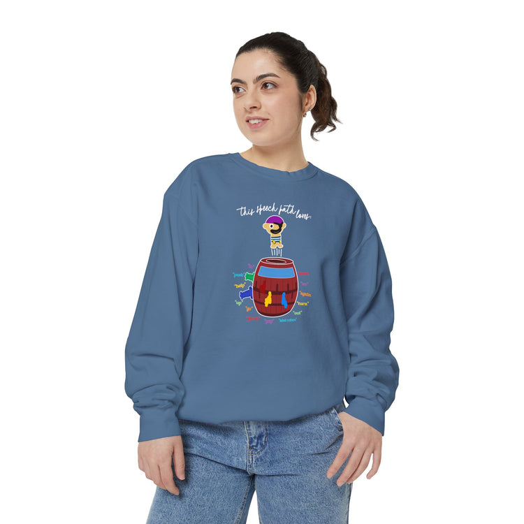 pirate speech path loves comfort colors crewneck