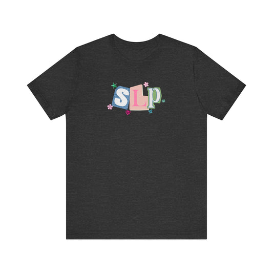 SLP newspaper gem tee