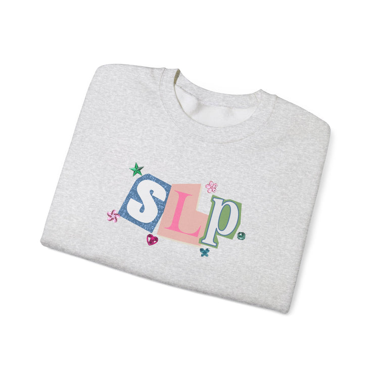 SLP newspaper gem crewneck