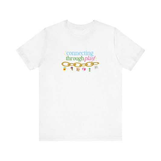 connecting through play chain tee