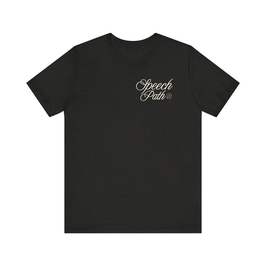 speech path high tides front/back short sleeve tee