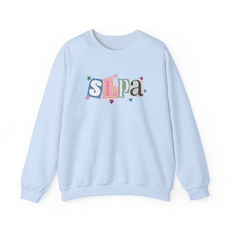 SLPA newspaper gem crewneck