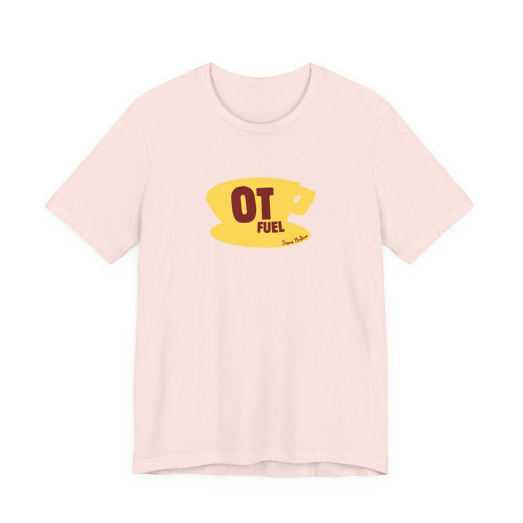 OT fuel yellow coffee cup short sleeve tee