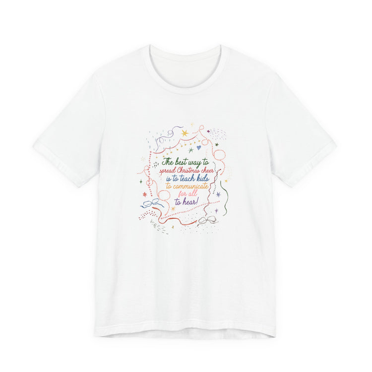 spreading SLP cheer short sleeve tee