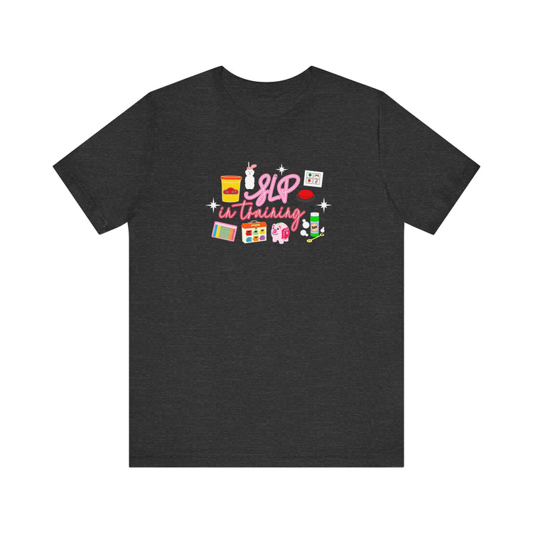 SLP in training short sleeve tee