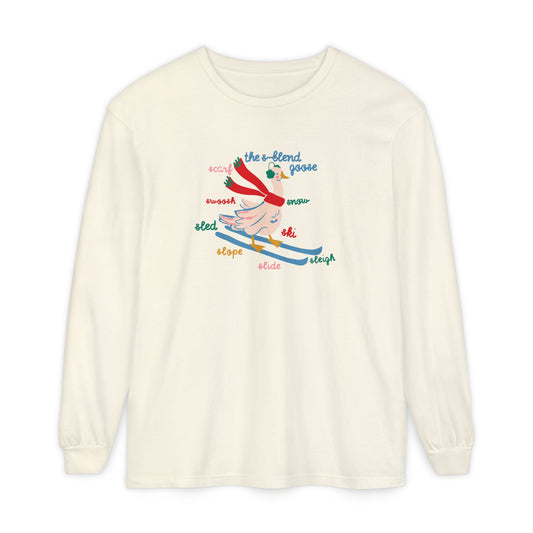 s-blend winter goose long sleeve tee