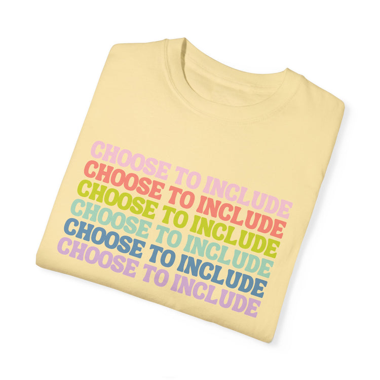 choose to include comfort colors tee