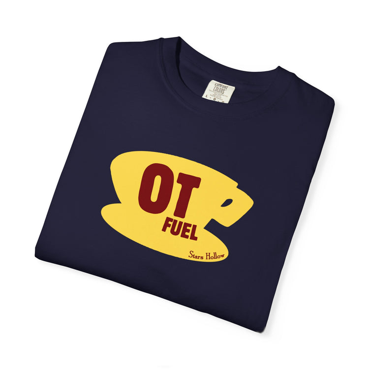 OT fuel yellow coffee cup comfort colors tee