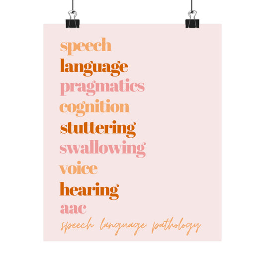 SLP scope pink wall poster