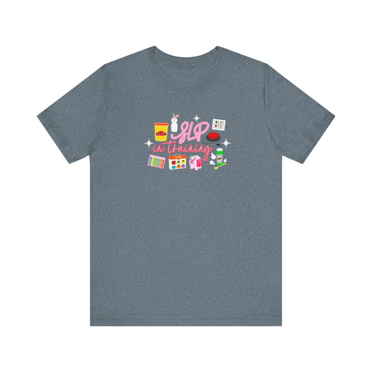 SLP in training short sleeve tee