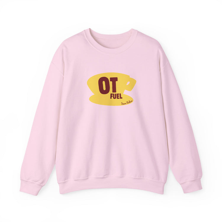 OT fuel yellow coffee cup crewneck