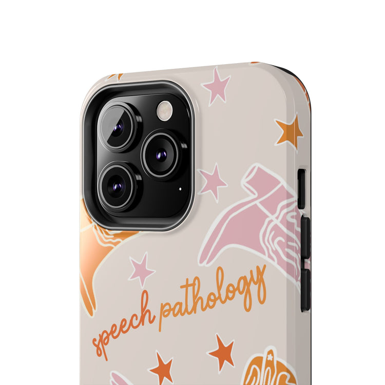 speech pathology boots iPhone case