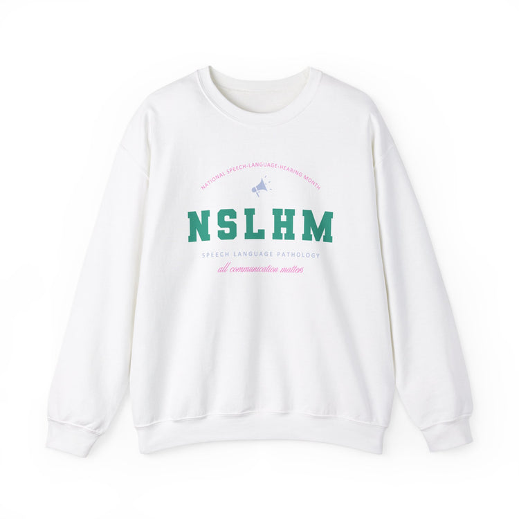 NSLHM varsity colorful crewneck