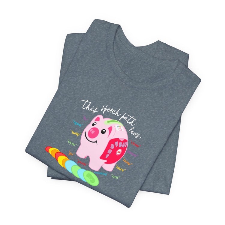 piggy bank speech path loves tee