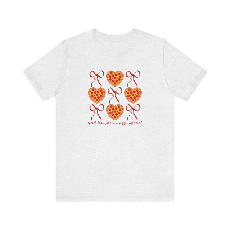 speech therapy has a pizza my heart tee