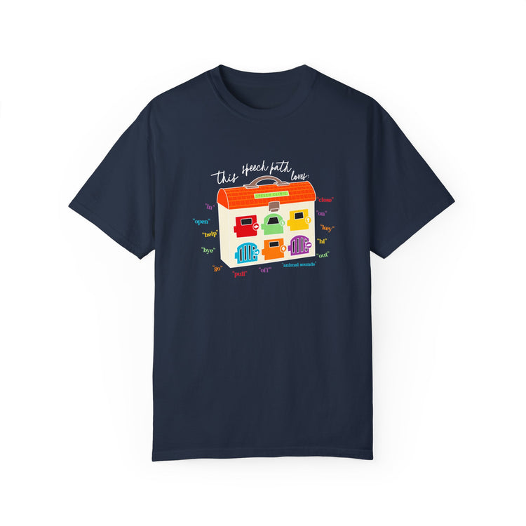 speech clinic speech path loves comfort colors tee