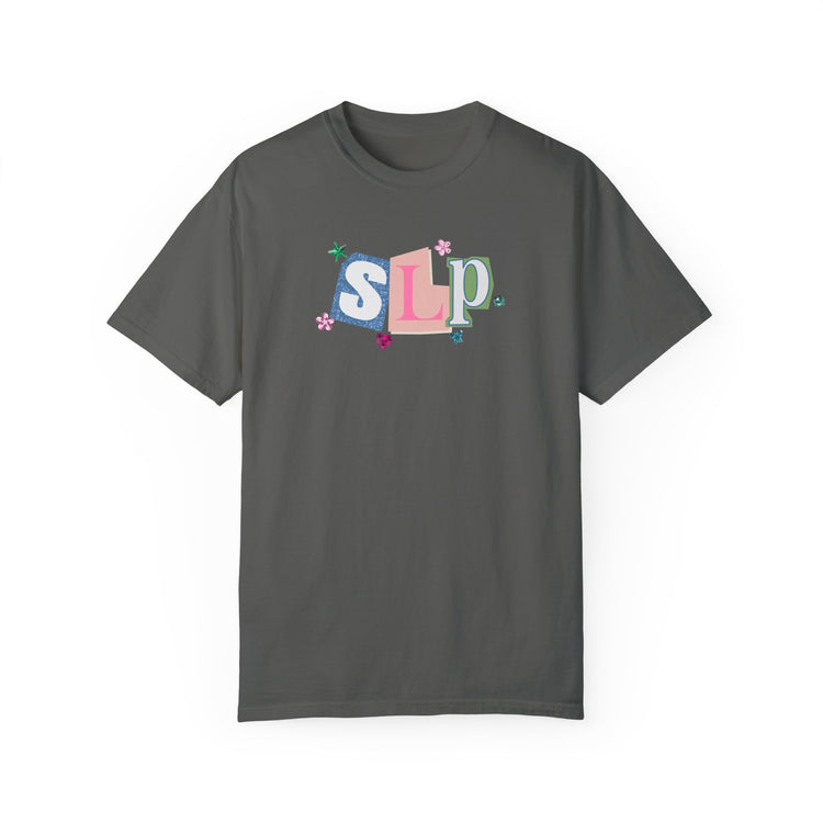 SLP newspaper gem comfort colors tee