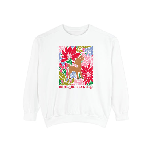 oh deer, the slpa is here comfort colors crewneck