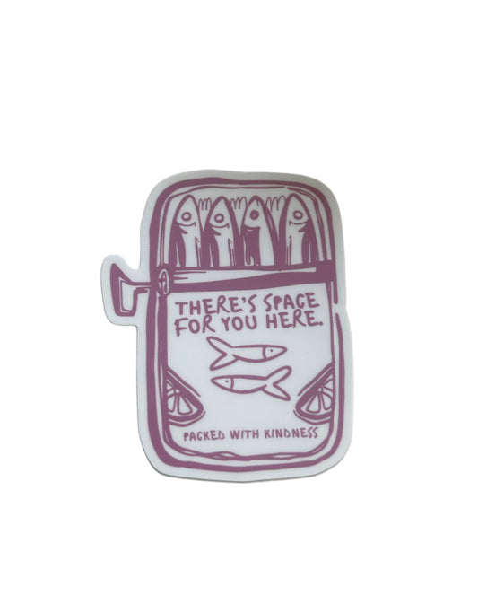 sardines kindness sticker