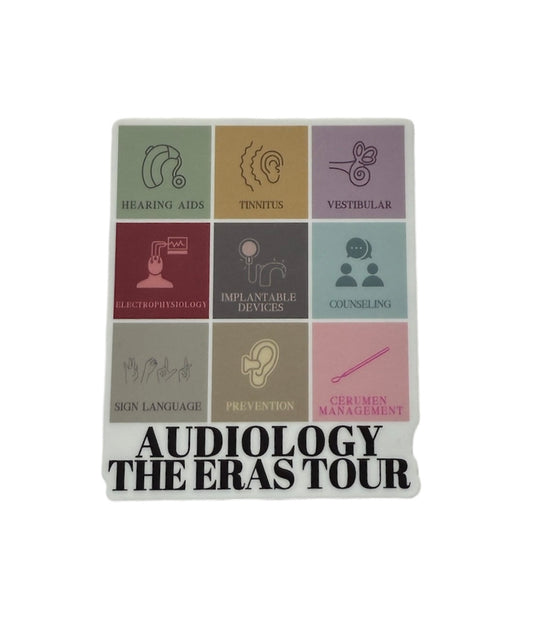 audiology scope eras tour sticker