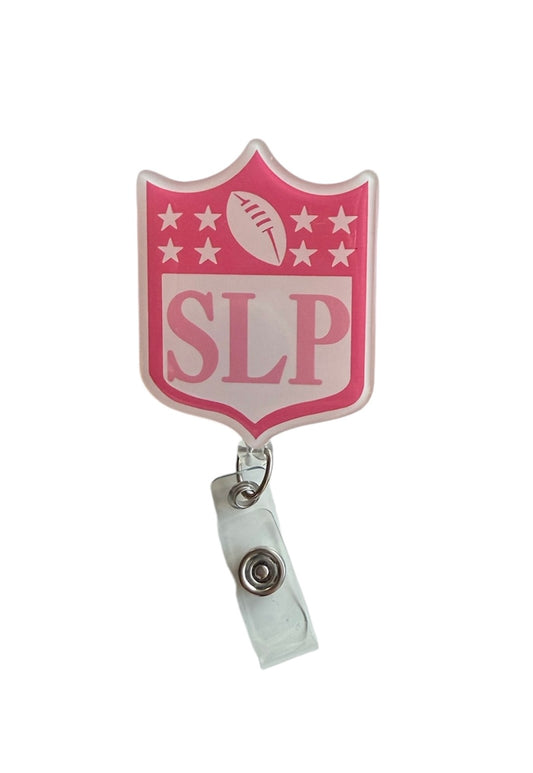 football SLP crest badge reel