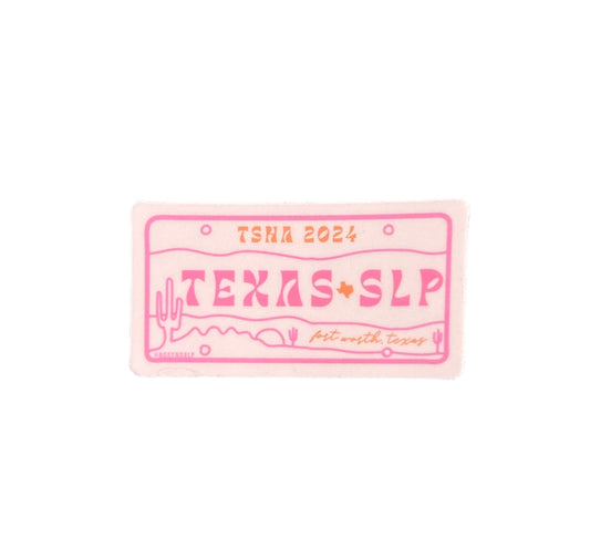 TSHA 2024 mini Texas SLP sticker
