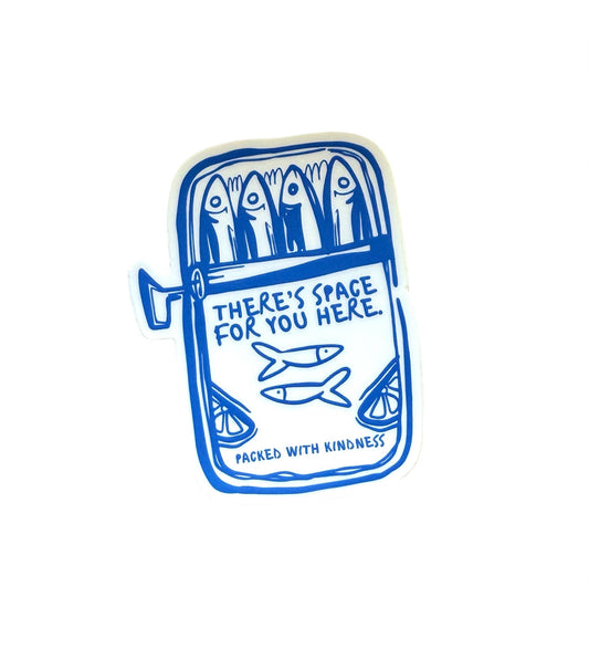 sardines kindness sticker